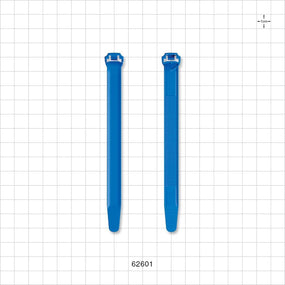 Pharma+™ Tubing Retainer, Blue - Fits 3/8 inch - 5/8 inch OD Tubing (0.375 - 0.625 inch, 9.53 - 15.88 mm) - 62601
