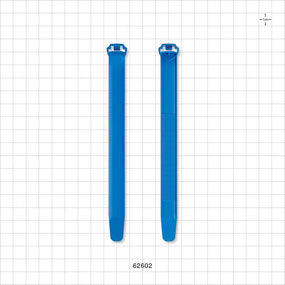 Pharma+™ Tubing Retainer, Blue - Fits 5/8 inch - 1 1/8 inch OD Tubing (0.625 inch - 1.125 inch, 15.88 mm - 28.58 mm) - 62602