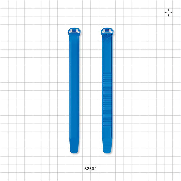 Pharma+™ Tubing Retainer, Blue - Fits 5/8 inch - 1 1/8 inch OD Tubing (0.625 inch - 1.125 inch, 15.88 mm - 28.58 mm) - 62602