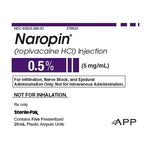 Fresenius Kabi Injection 63323-0286-20 Naropin, 5 mg / mL Ampoule, 5 x 20 mL - MDL-63323-286-20 - 5 Each