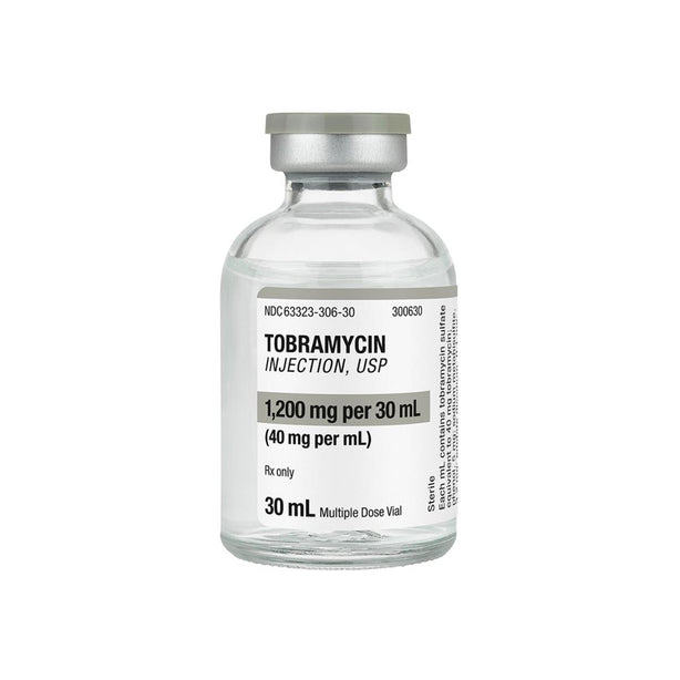 Fresenius Kabi Sulfate Injection Tobramycin 40mg/mL Multiple Dose Vial, 10 x 30mL - 63323-0306-30 - 10 Each