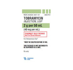 Fresenius Kabi Sulfate Injection Tobramycin 40mg/mL Pharmacy Bulk Package Vial 50mL - 63323-0307-51 - 1 Each