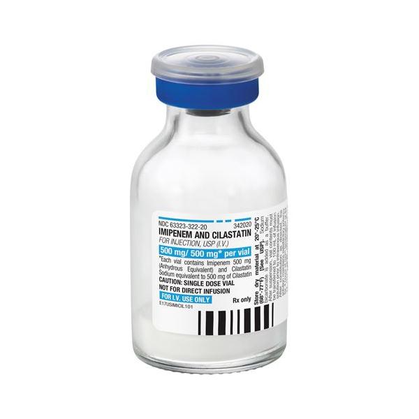 FRESENIUS KABI Imipenem/Cilastatin Injection 63323-0322-25 25 Each-MDL-63323-322-25