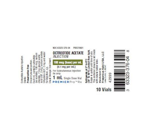 Fresenius Kabi Sandostatin Injection 63323-0376-01 - 10.0 Each