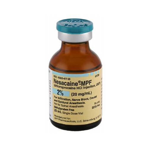Fresenius Kabi Nesacaine-MPF Injection 63323-0477-27 - 25.0 Each - MDL-63323-477-27