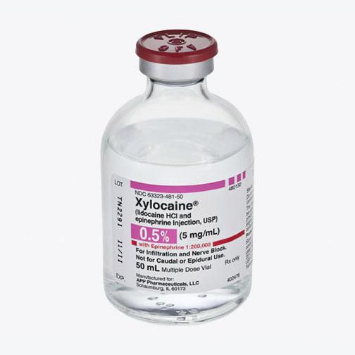 FRESENIUS KABI Xylocaine + Epinephrine Injection 63323-0481-57 25 Each - MDL-63323-481-57