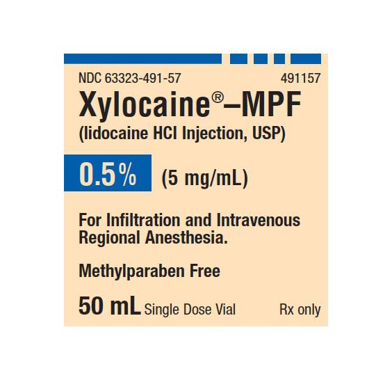Fresenius Kabi Xylocaine-MPF Injections 63323-0491-57 - 25.0 Each