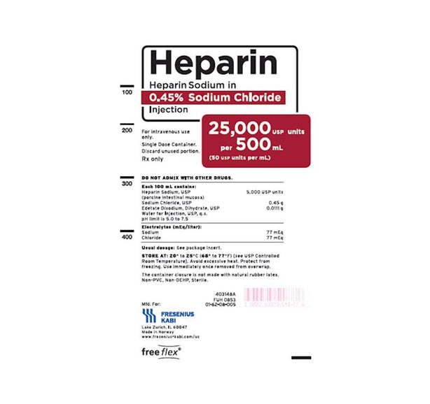 Fresenius Kabi Heparin Sodium Injections 63323-0518-77 - 24.0 Each - MDL-63323-518-77