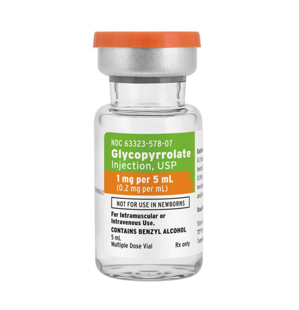 Fresenius Kabi Glycopyrrolate Injections 63323-0578-05 - 25.0 Each - MDL-63323-578-05