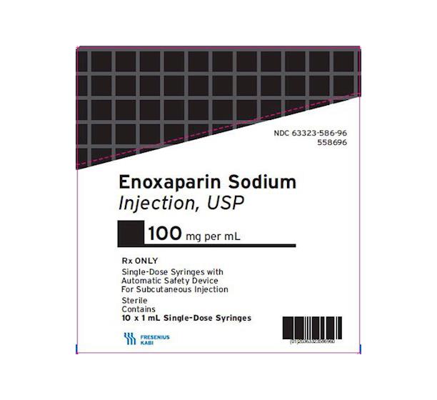 Fresenius Kabi Enoxaparin Sodium Injection 63323-0586-96 - 10.0 Each