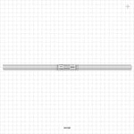 Quickseal Aseptic Disconnector on C-Flex 374 Tubing - 1/4 inch ID x 3/8 inch OD, (0.25 inch x 0.375 inch, 6.35 mm x 9.53 mm) 12 inch Length w/Quickseal at 6 inches - 64126