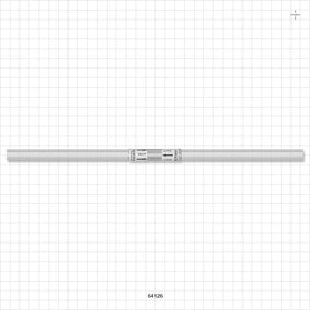 Quickseal Aseptic Disconnector on C-Flex 374 Tubing - 1/4 inch ID x 3/8 inch OD, (0.25 inch x 0.375 inch, 6.35 mm x 9.53 mm) 12 inch Length w/Quickseal at 6 inches - 64126
