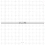Quickseal Aseptic Disconnector on STHT-C Tubing - 1/4 inch ID x 3/8 inch OD (0.25 inch x 0.375 inch, 6.35 mmx 9.53 mm) x 12 inch Length w/Quickseal at 6 inches - 64129