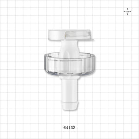 Opta SFT-I Connector, Female, Large Body, Barbed - Fits 3/4 inch ID Tubing (0.75 inch, 19.05 mm) - 64132