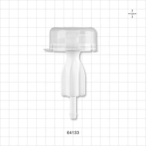 Opta SFT-D Connector, Male, Small Body, Barbed - Fits 1/4 inch ID Tubing (0.25 inch, 6.35 mm) - 64133