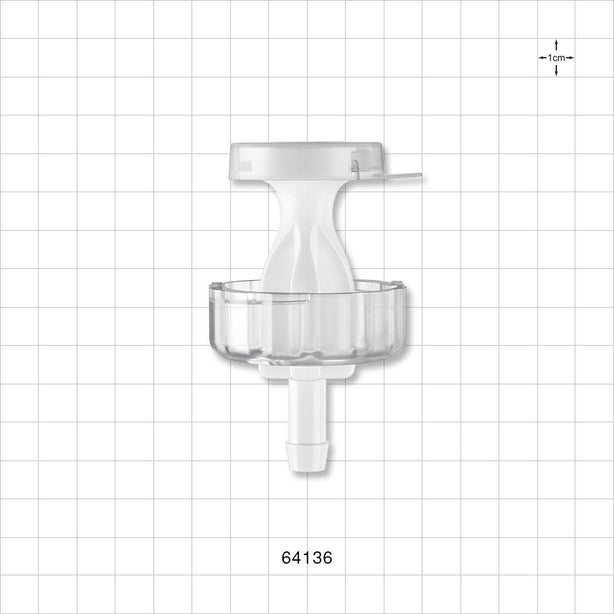 Opta SFT-D Connector, Female, Small Body, Barbed - Fits 3/8 inch ID Tubing (0.375 inch, 9.53 mm) - 64136