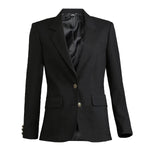 Edwards Garment Co Women's Lapel Coats 6500 BLACK 6 - 1.0 Each - MDL-6500BLK6