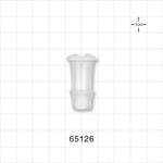 Press-In Barbed Plug, Natural - Fits 1/2 inch ID Tubing (0.5 inch, 12.7 mm) - 65126