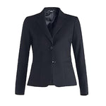 EDWARDS GARMENT CO Washable Coats 6525 007 R Synergy Women's Suit Blazer with Tailored Shorter Length, Navy, Size 8 Regular - 1 Each