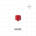 Male Luer Cap, Non-Vented, Red -  - 65285