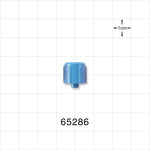 Male Luer Cap, Non-Vented, Light Blue -  - 65286