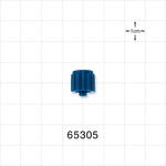 Male Luer Cap, Non-Vented, Dark Blue -  - 65305