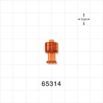 Double Dead-Ender Cap, Vented, Orange -  - 65314