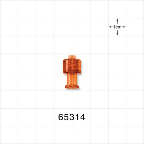 Double Dead-Ender Cap, Vented, Orange -  - 65314
