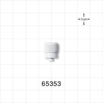 Male Luer Cap, Non-Vented, White -  - 65353