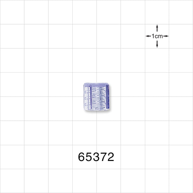 Stemless Male Luer Cap, Non-Vented, Blue -  - 65372
