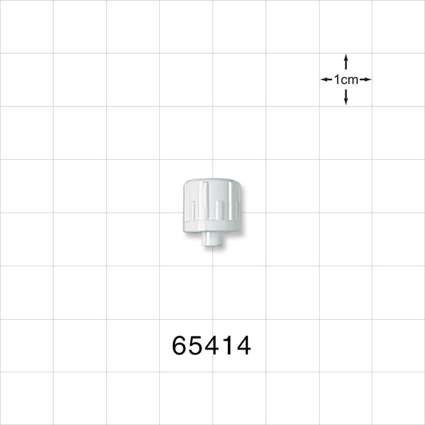 Male Luer Cap, Vented, White -  - 65414