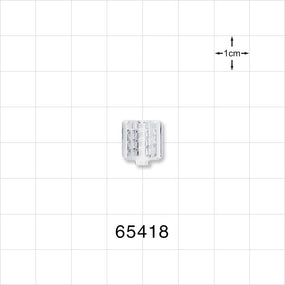 Male Luer Cap, Non-Vented, Clear -  - 65418