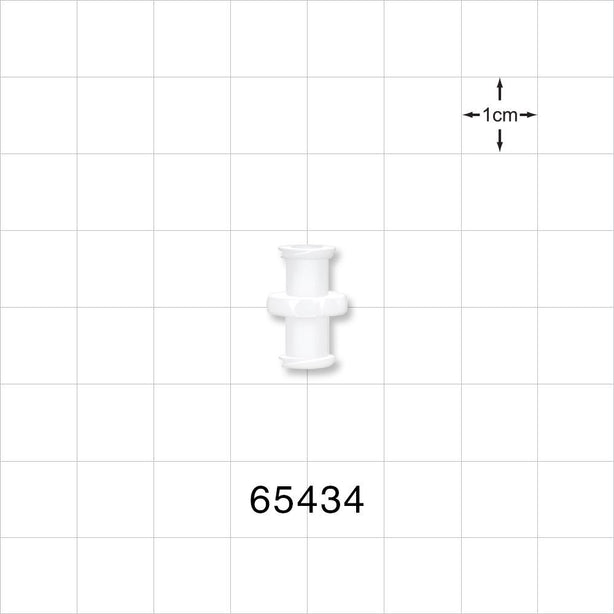 Female Luer Lock, Female Luer Lock, White -  - 65434