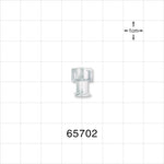 Female Luer Cap, Vented, Clear -  - 65702
