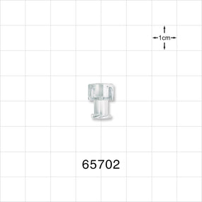 Female Luer Cap, Vented, Clear -  - 65702