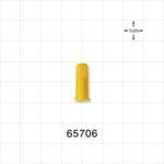 Female Luer Cap, Non-Vented, Yellow -  - 65706