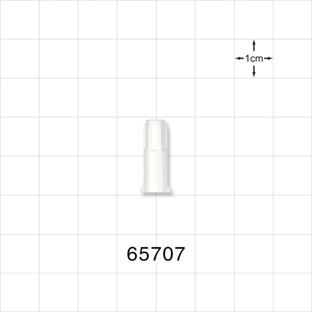 Female Luer Cap, Non-Vented, White -  - 65707