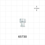 Female Luer Cap, Non-Vented, Clear -  - 65730