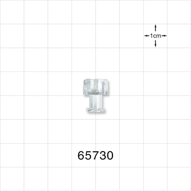 Female Luer Cap, Non-Vented, Clear -  - 65730