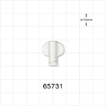 Female Luer Cap, Non-Vented, White -  - 65731