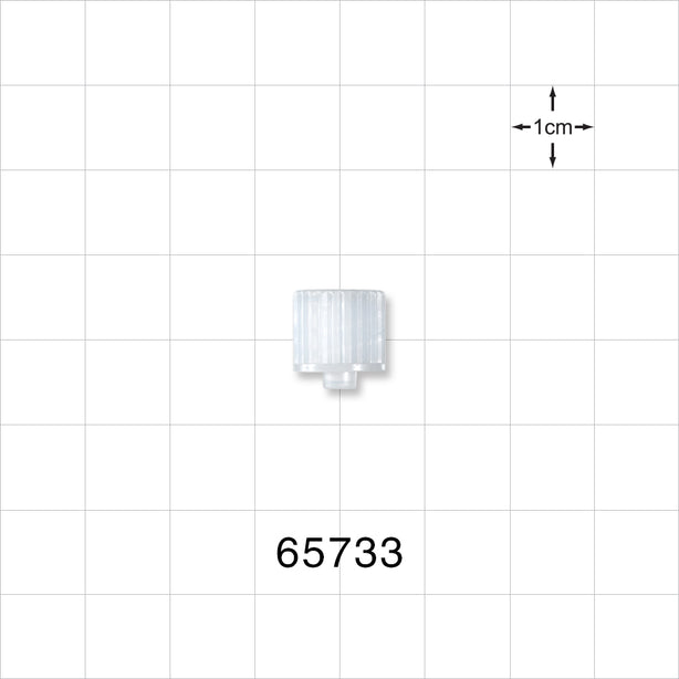 Male Luer Cap, Non-Vented, Natural -  - 65733