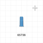 Female Luer Cap, Vented, Blue -  - 65736