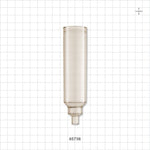 Drip Chamber - 1.18 inch Diameter (30 mm); Fits 0.27 inch OD Tubing (6.8 mm) - 65738