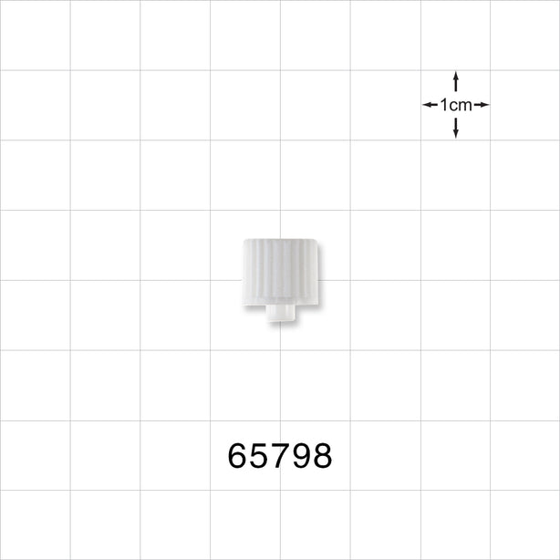 Male Luer Cap, Vented, White -  - 65798