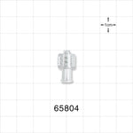 Double Dead-Ender Cap, Non-Vented, Clear -  - 65804