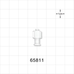 Double Dead-Ender Cap, Non-Vented, White -  - 65811