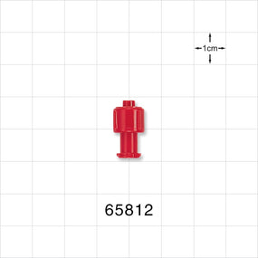 Double Dead-Ender Cap, Non-Vented, Red -  - 65812