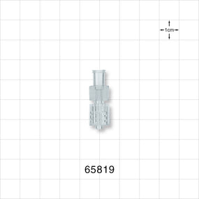 Female Luer Lock, Male Luer w/Spin Lock, Clear -  - 65819