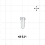 Tubing Plug, Clear - Fits 0.276 inch ID Tubing (7 mm) - 65824