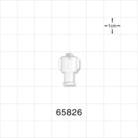 Double Dead-Ender Cap, Non-Vented, White -  - 65826